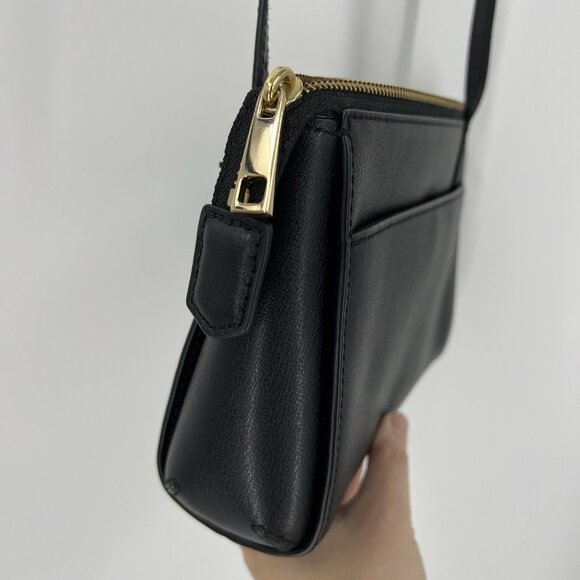 Marc Jacobs Mini Black Leather Commuter Crossbody Purse Bag Classic - Picture 11 of 13